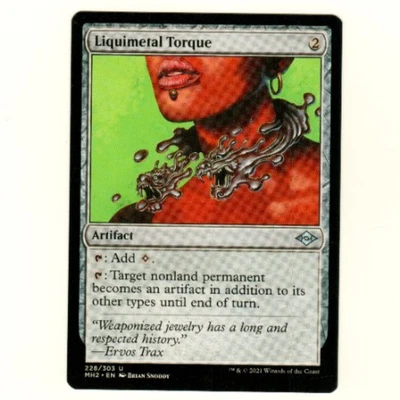 Liquimetal Torque Modern Horizons 2 228/303 Uncommon Magic The Gathering Card - Image 1 of 4