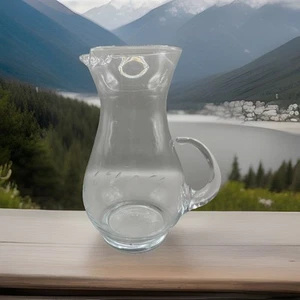Vintage Princess House Crystal Heritage Pitcher Etched Flower 72oz. 10" - Picture 1 of 10