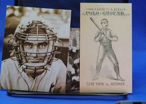 LOTTO DI 3 CARTOLINE BASEBALL POLO GROUNS ST LOUIS BROWNS MICKEY COCHRAN 5X7 VG/EX - Foto 1 di 7