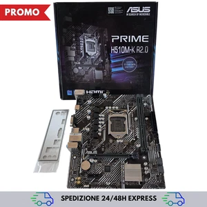 Mainboard ASUS PRIME H510M-K R2.0 LGA 1200 Intel Series 10 11000 DDR4 BIOS Agg - Bild 1 von 9