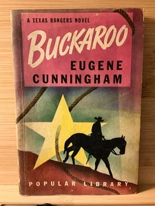 Buckaroo by Eugene Cunningham Popular #77 1946 Hoffman art deco cover - Picture 1 of 3
