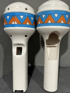 Wii Original Game Controller Samba De Amigo White Hard Plastic Rattle Maracas - Picture 1 of 8