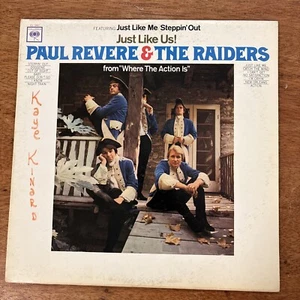 Paul Revere & The Raiders Just Like Us Original MONO Vinyl CL 2451 1966 VG+/VG - Picture 1 of 6