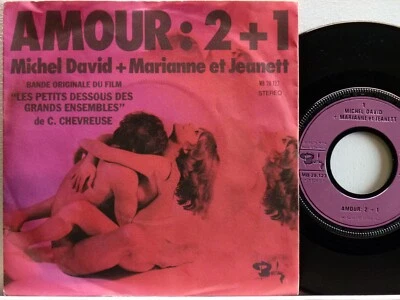 Michel David+Marianne et Jeanett -Amour: 2+1 / Love: 2+1  D-1975  Barclay 28 123 - Bild 1 von 2