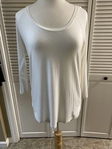 A.N.A. A NEW APPROACH WEISSE TUNIKA LANGARM 95% VISKOSE M - Bild 1 von 9