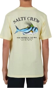 Salty Crew Rooster Boy's Tee Shirt Banana 8 to 14 Years Medium Fish 6-60 - Picture 1 of 3