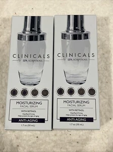 2 Clinicals By SpaScriptions 1.7 Oz Moisturizing Retinol Anti-Aging Facial Serum - Picture 1 of 5