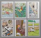 Bobbie Bubble Gum Herge's Tintin Snowy Complete Set of 64 Paper Issue