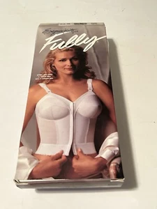 Squisito reggiseno postura lungo 48DD completamente chiuso davanti bianco 7530 - Foto 1 di 13