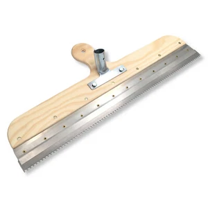 Standing scraper 560 mm toothed DEWEPRO large area scraper with tooth strip and stem holder - Picture 1 of 3