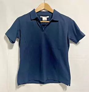 Nike Polo Golf Dry Fit Women's Polo Shirt Navy Blue Size S (4-6) New with Tag - Picture 1 of 11