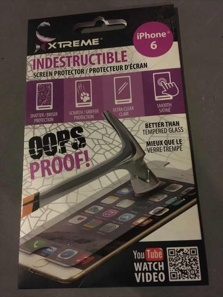 Protetor de tela indestrutível iPhone Xtreme iPhone 6 - Imagem 1 de 4