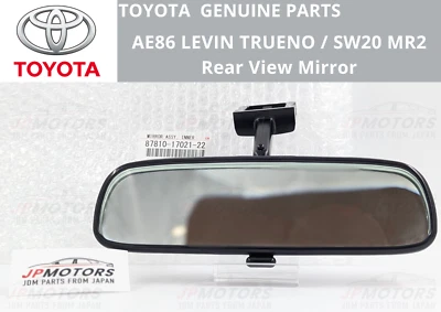 Toyota Genuine LEVIN TRUENO AE86  Room Inner Insid Rear View Mirror Black New - Image 1 of 4