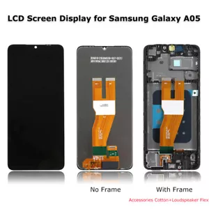 Conjunto de marco de pantalla táctil LCD para Samsung Galaxy A05 A055 repuesto - Imagen 1 de 15