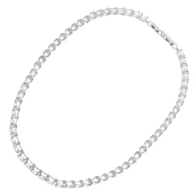 COLLANA OTTAVIANI Donna In OTTONE Placcato Argentata Silver Con Zirconi 501162C - Immagine 1 di 4