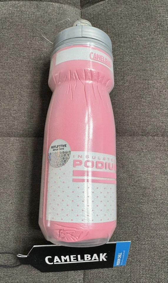 CamelBak Podium Chill Insulated Bike Water Bottle - 21oz Reflective Pink