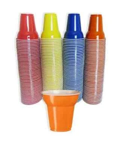600 Bicchierini Caffe' Colorati Plastica 70 cc conf. 50 x 12 - Foto 1 di 10