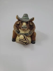 Harmony Kingdom Bucking Bronco Bull Gigglees Retired Collectibles - Picture 1 of 6