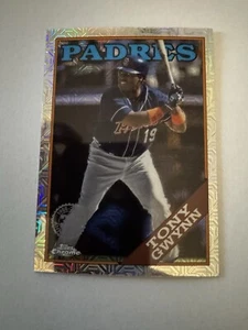 Tony Gwynn #T88C-83 2023 Topps 35th Anniversary Chrome Silver Pack Padres - Picture 1 of 3
