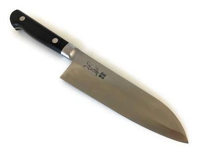 Японский нож шеф-повара ARITSUGU Santoku сплав углеродистой стали 165 мм 6,49» кухни - Изображение 1 из 4