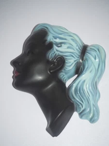 Máscara de pared - Cabeza de mujer - Cortendorf 3408 - Albert Strunz - Años 50 - Imagen 1 de 4