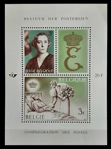 161. BELGIUM 1966 STAMP M/S QUEEN . MNH - Picture 1 of 1