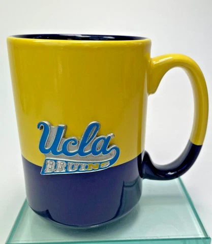 UCLA Bruins Mug Vintage Pewter Log 14 oz UC Los Angeles Official Cup  Rare B5 Cover