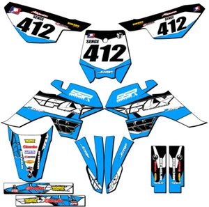 SR 110 DX 13 FLY Sky Blue Senge Graphics Kit Compatible with SSR - Bild 1 von 10