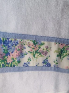 Laura Ashley Stocks towel flannel set new vintage 3 items - Picture 1 of 9