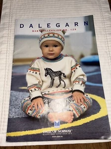 Dalegarn Nr. 129 - Dale of Norway Knitting Patterns Baby Kolleksjon 0-36mos - Picture 1 of 12