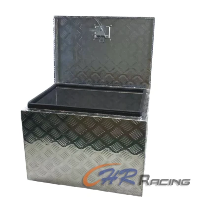 24"x17"x18" Aluminum Pickup Truck Underbody Storage Tool Box with Lock+Keys - Image 1 of 4