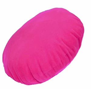 mb56n Fuschia Pink Plain Round Velvet Style Cushion Cover/Pillow Case*Custom Siz - Picture 1 of 6