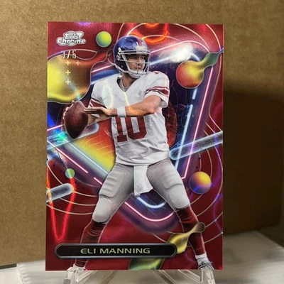 2023 Topps Composite - Cromo Cósmico Eli Manning #285 Rojo Refractor 3/5 SSP 🔥  Foto 1 de 4