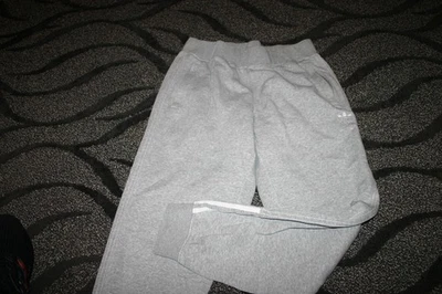 Adidas Pantaloni Sportivi Uomo Pantaloni Grigi Taglia M Con Tasche con Zip - Immagine 1 di 2