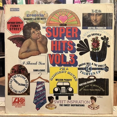 [SOUL/ROCK]~VG+ LP~VARIOUS ARTISTS~SUPER HITS VOL. 3~[1968~ATLANTIC~Issue] - Image 1 of 4