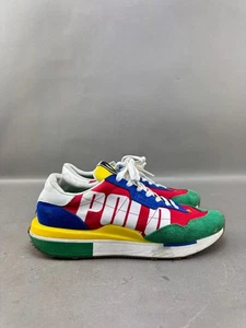 Polo Ralph Lauren Train 89 Vly Mens Size 9 Shoes Light Royal-Green 809913324-002 - Picture 1 of 10