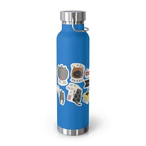 Everyday is Cat Day Thermosflasche 22 Oz Pebble Blue Brandneu OVP - Bild 1 von 1