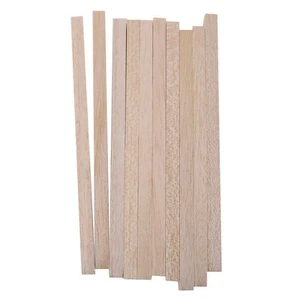 10 stücke Blank Holz Sticks Balsa Holz Modellierung Stange Stick DIY Kunst - Picture 1 of 15