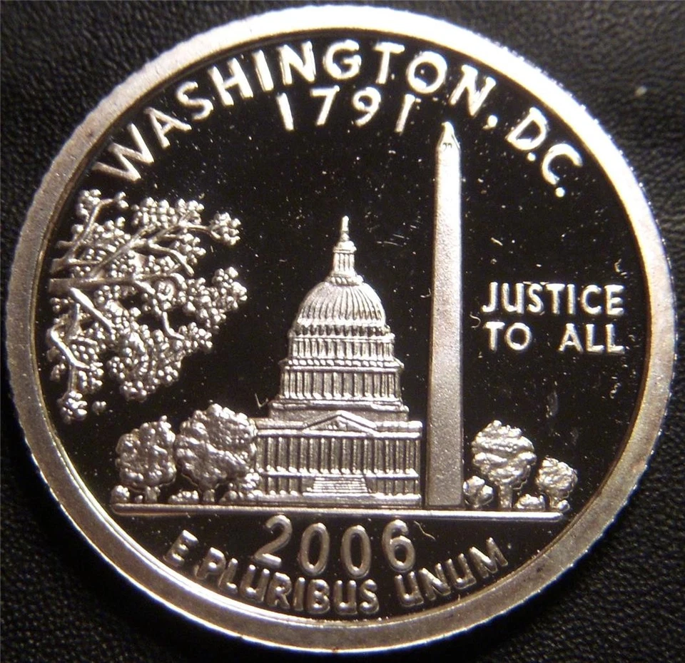2006 51st State Proof Washington DC Quarter - National Collectors Mint - Image 1 of 1