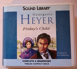 Friday's Child Georgette Heyer Complete/Unabridged 12 cds Audiobook Eve Matheson - Picture 1 of 12