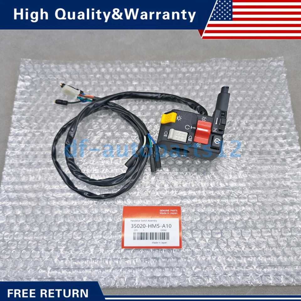 OEM NEW For Honda FourTrax 300 TRX300FW Left Handlebar Switch US Foto 1 de 4