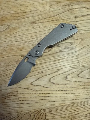 Strider PT Gen 3 Acabado Completo Titanio Lavado a la Piedra, Hoja 154CM Foto 1 de 4