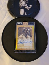 ARNOLD SCHWARZENEGGER GAS TRADING SET - AUTOGRAPH GOLD FOIL #5 OF 5 IN THE WORLD