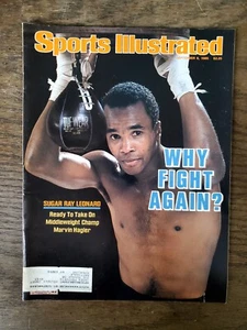 Sports Illustrated Sugar Ray Leonard Boxing Why Fight Again? September 8 1986 - Picture 1 of 5
