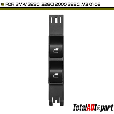 Interruptor de ventana eléctrica para BMW 323Ci 328Ci 2000 325Ci M3 2001-2006 parte delantera izquierda Foto 1 de 4