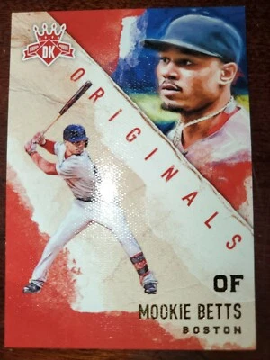 Mookie Betts 2017 Diamond Kings Originals - Image 1 of 2