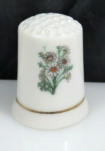 Vintage Blume Porzellan Keramik Fingerhut signiert Ocho Rios Sammlerstück Souvenir  - Bild 1 von 11