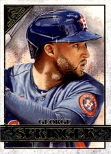 2020 Topps Gallery #62 George Springer Houston Astros