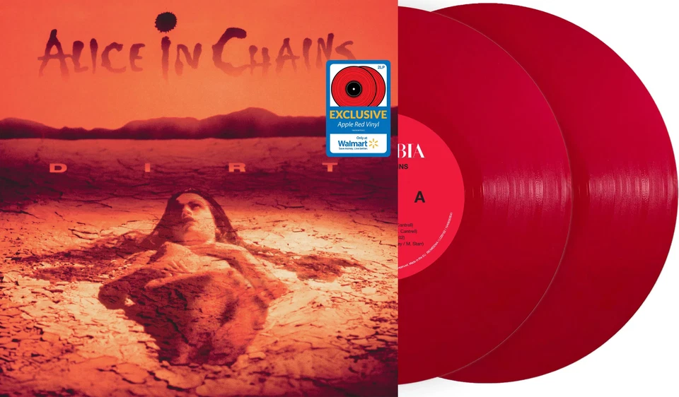 Alice In Chains - Dirt - Limited Edition Apple Red Vinyl 2 LP Walmart Exclusive - Image 1 of 1