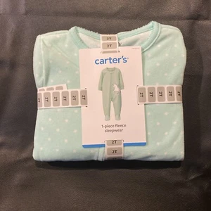 Carter's 1-piece fleece sleepwear 2T  - Picture 1 of 1